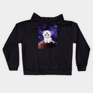 Three Eyed Space Cat Kids Hoodie